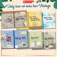 Bao Vở Theo Môn Học Kèm Nhãn Vở Môn Học 🌈𝑭𝒓𝒆𝒆𝒔𝒉𝒊𝒑 Giấy Bao Tập, Bọc Vở Tập, Bao Vở Cấp 2, Cấp 3, Cấp 1
