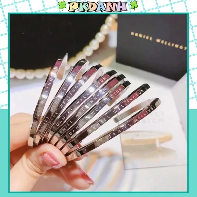 Vòng tay titan không gỉ vòng đeo tay cuff nam nữ lắc tay đôi bạc trang sức titan cao cấp