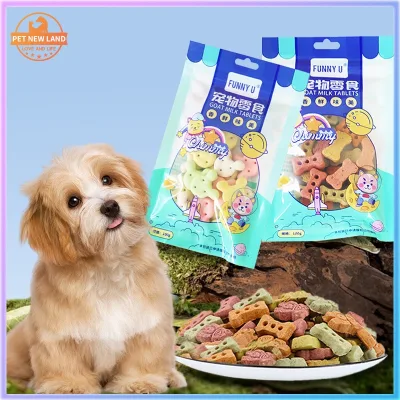 Viên canxi sữa dê cho chó mèo, bánh thưởng phomai bổ sung dinh dưỡng cho thú cưng (100gr)