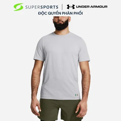 Áo Thun Nam Under Armour Vanish Elite Seamless-Xám-1385805-100