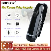 BOBLOV 007 Máy Ảnh Mini HD1080P, Máy Quay Phim Thân Hình Police Thân Máy Camera Máy Ghi Âm Ghi Hình Camera Hành Trình Xe Đạp Phát Hiện Chuyển Động Cho Vlog/Ghi Âm Phỏng Vấn