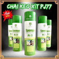 Keo xịt đa năng PJ77 dùng mút xốp dán tường, giấy dán tường, mút tiêu âm. Không mùi - siêu dính giá tốt nhất.