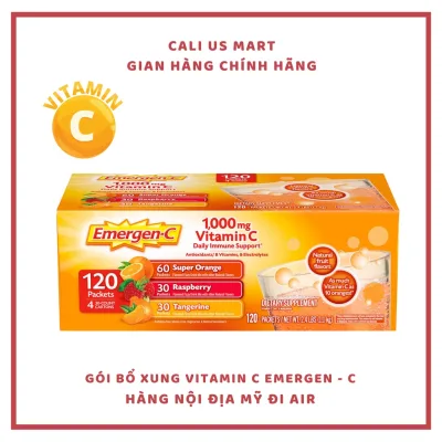 Thực Phẩm Chức Năng Cung Cấp Vitamin C Bột Hòa Tan Emergen-C Nhập Trực Tiếp Costco USA