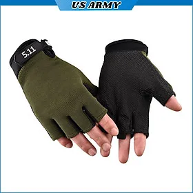 Găng Tay Đi Phượt Hở Ngón 5.11 U890, Găng Tay Phượt, Tập Gym, Thể Thao Đa Năng - HÀNG CHÍNH HÃNG