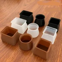 Set 4 Vỏ bọc chân bàn ghế chống trầy xước bằng Silicon dày