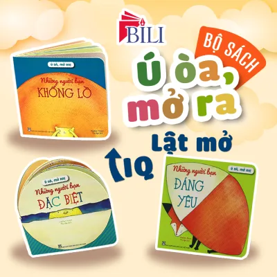 Sách cho bé - Ú Oà Mở Ra (3 cuốn lẻ) - Sách bìa cứng ú òa phát triển tư duy cho bé