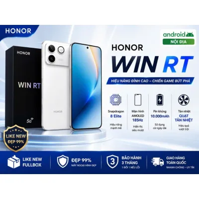 Điện thoại Honor Win RT 5G Like New Fullbox Snapdragon 8 Elite Pin 10000mAh Bảo Hành 3 Tháng