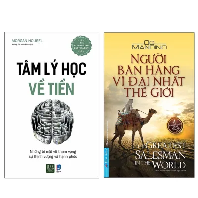 Combo 2 Cuốn Sách: Tâm Lý Học Về Tiền + Người Bán Hàng Vĩ Đại Nhất Thế Giới (Kỹ Năng Quản Trị và Tư Duy Kinh Doanh)