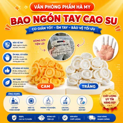 Bao ngón tay cao su y tế, bao ngón tay chống tĩnh điện