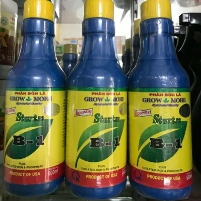 Sản phẩm phân bón lá START VITAMIN B1, có nguồn gốc từ hữu cơ thực vật và sắt phức hợp “dưới dạng Chalate”, là 1 hợp chất được chiết xuất từ cây Yucca, có chất kích thích, điều hòa sinh trưởng do đó VITAMIN B1 an toàn cho cây, người và động vật QUY CÁCH