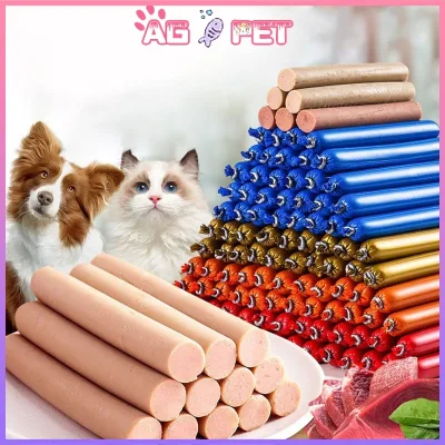 Xúc xích chó mèo(15g), thức ăn cho chó mèo, đồ ăn vặt cho thú cưng - agpet