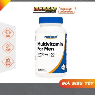 Nutricost Multivitamin For Men Viên Uống Bổ Sung Vitamin Và Khoáng Chất Dành Cho Nam Giới (120 Viên)