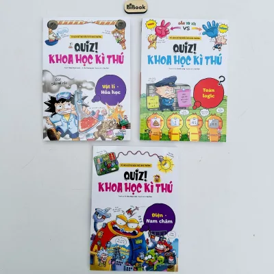 Children's Picture Books - Quiz! Amazing Science - Logic Math, Physics - Chemistry, Electricity - Magnets - Kim Dong Publishing House