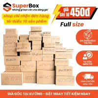 FULL SIZE Combo 10 Hộp Carton đóng hàng cứng cáp, nhanh chóng giá rẻ - SUPERBOX