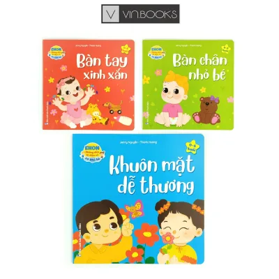 Sách- Bộ 3 Quyển Sách Ehon Những Điều Kỳ Diệu Về Cơ Thể Bé Sách Thiếu Nhi ( Dành Cho Bé Từ 0- 6 Tuổi )