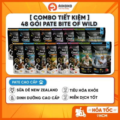 Pate Sữa Dê Bite Of Wild 70g Cho Mèo - Bổ Sung Dinh Dưỡng - Cho Mèo Từ 2 Tháng Tuổi - Aikoko