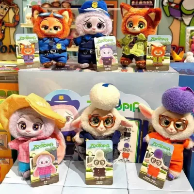 Zootopia Hộp Mù Nick Judy Flash Finnick Nhân Vật Mô Hình Anime Bộ Sưu Tập Mô Hình Búp Bê Đồ Chơi Trẻ Em Quà Tặng