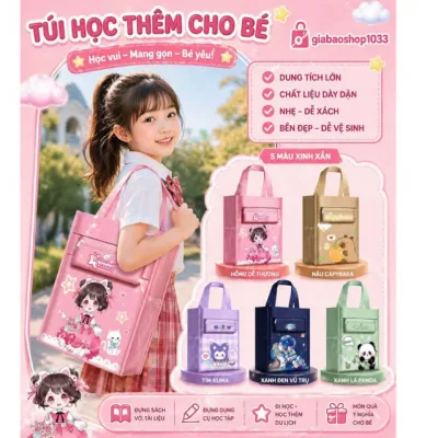 Túi Đựng Sách Sức Chứa Lớn Đa Năng Tiện Dụng Cho Học Sinh Tiểu Học Đồ Chơi Toán Học UMENA