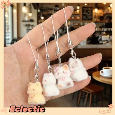 Eclectic - Dây đeo điện thoại di động hình mèo 3D hoạt hình dễ thương