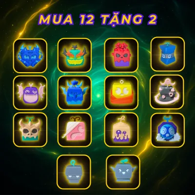 Bộ Sưu Tập Mô Hình Trái Ác Quỷ Blox Fruits Bộ Full
