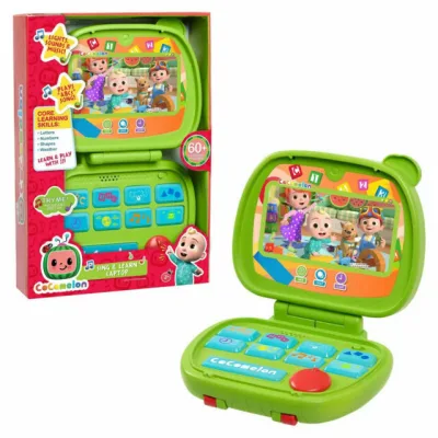 Máy tính đồ chơi cho bé học tập 63-96113 Cocomelon JJ Sing and Learn Laptop Toy For Kids - LICCA
