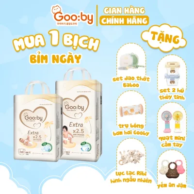 Tã/bỉm Gooby Extra mềm mại, chống tràn, siêu thấm hút đủ size cho bé 4-30KG
