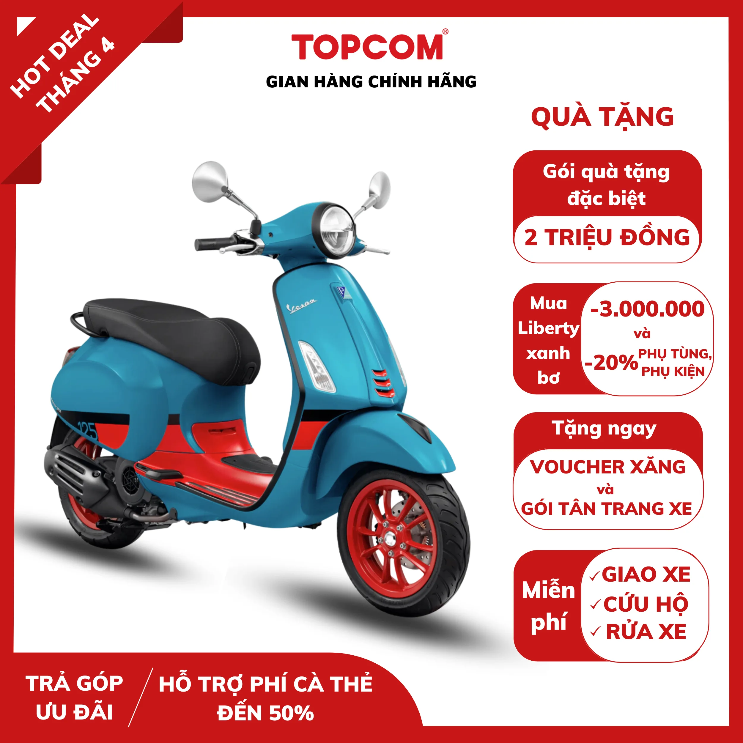 Xe ga Vespa Primavera Color Vibe 125