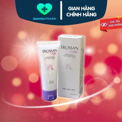 Gel vệ sinh Phụ nữ Erossan Care (Dược Hậu Giang - DHG Pharma) - Làm sạch, khử mùi, huyết trắng, bôi rôm sảy, mụn, nấm