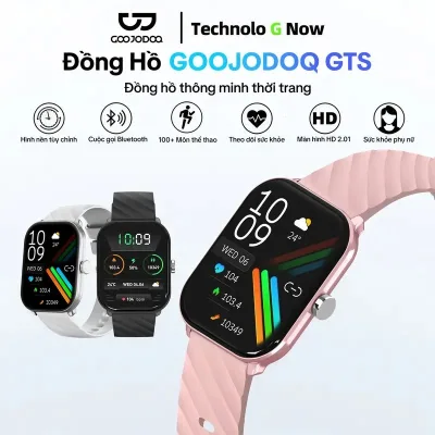 GOOJODOQ böng HÃò ThÃng Minh GTs - MànHinh 2.01" HD, Goi Bluetooth, bo Nhip Tim, Hon100 M'n The Thao, ThÃ¤i Trang Nam Nǔ