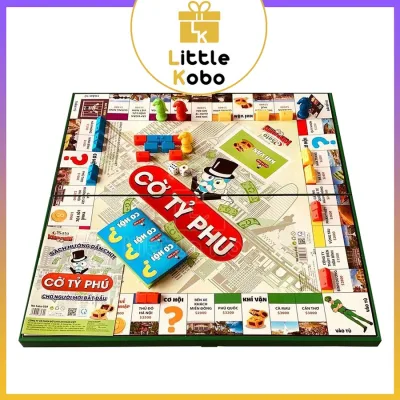 Bộ Cờ Tỷ Phú Sato Size Lớn Trung Cờ Tỉ Phú Đồ Chơi Trí Tuệ Trẻ Em Phát Triển Tư Duy