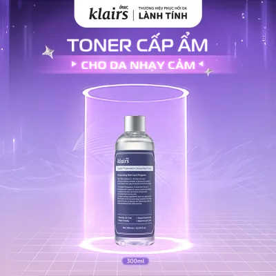 Dear, Klairs Supple Preparation Unscented Toner 300ml (Ip04)