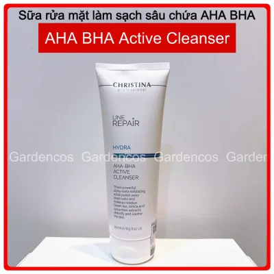 Christina Line Repair Hydra AHA - BHA Active Cleanser Sữa rửa mặt làm sạch sâu 250ml - Gardencos