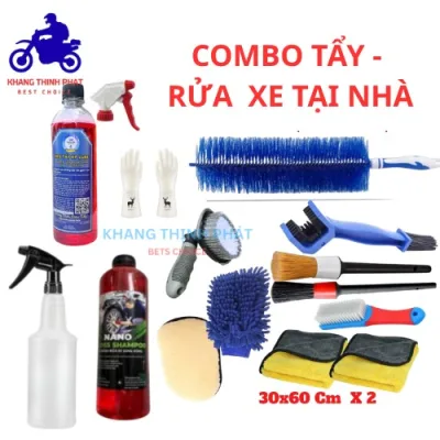 Car Cleaning Kit - Car Cleaning at Home, Car and Motorcycle Care Cleaning at Affordable Prices with a Full Set of Cleaning Tools for All Parts of the Vehicle