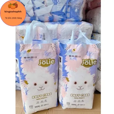 Bỉm quần Jolie nội địa cao cấp size M100/L100/XL100/XXL100/XXXL100, công nghệ hạt sap Nhật, có cuộn tã phí sau bỉm.