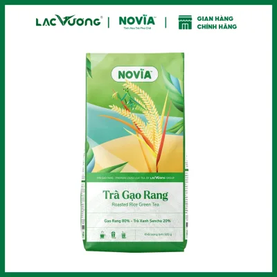 Trà Gạo Rang Novia 500gr [Gạo rang 80%, Trà xanh 20%]