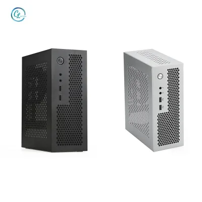 A09 HTPC Vỏ máy tính Mini ITX Máy tính chơi game Khung máy tính để bàn Khung máy tính USB2.0 Vỏ máy tính gia đình