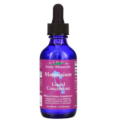 Eidon Thực Phẩm Chức Năng Khoáng Chất Ionic Magnesium (Magiê) Dạng Lỏng Tinh Chất 2 oz (60 ml)