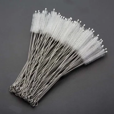 SET 5 Chổi Cọ Ống Hút Inox, Que Cọ Ống Hút Bình Nước Dài 18-23cm