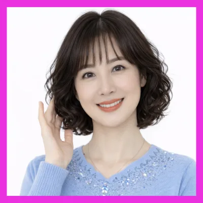 Short Curly Full-Head Wig for Middle-Aged Women, Easy to Wear, Easy to Care for - Tg787