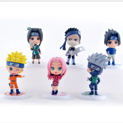 Mô Hình Naruto, Kakashi, Sasuke Chibi, Decor Trang Trí Phòng Học, Bộ Sưu Tập Mô Hình - Cao 8 cm