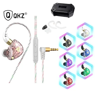 Tai Nghe Nhét Tai QKZ SK8 Bản 2026 ( Siêu Bass Chống Ồn Gaming Chơi Game Nghe Nhạc Điện Thoại Có Mic Jack 3.5 Màu Hồng )