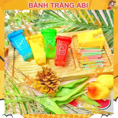 Kẹo tăm lạnh thùng rác loại nhỏ/to độc lạ dễ thương-đồ ăn vặt bánh kẹo
