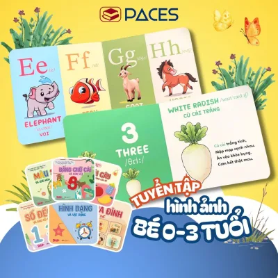 Sách - Bộ 6 cuốn THƯ VIỆN HÌNH ẢNH Bìa Cứng 12 Chủ Đề Song Ngữ Cho Bé Từ từ 0 đến 6 Tuổi - SPACES