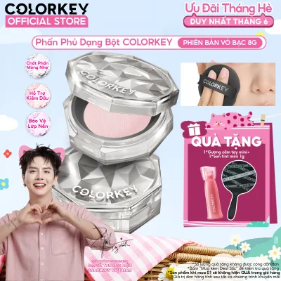 Phấn Phủ Bột Colorkey Kiềm Dầu 8g - Không Bị Flashback, Hạt Phấn Siêu Mịn, Mờ Lỗ Chân Lông, Lâu Trôi