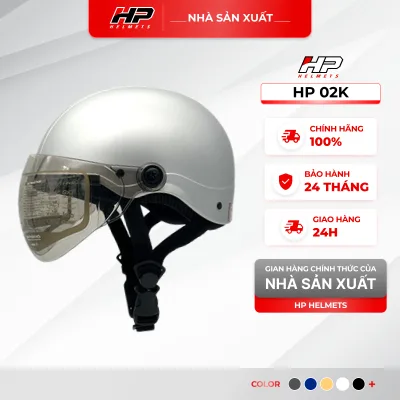 Hp Helmets Hp-02K Half-Head Helmet | Short Face Covering Glasses, Fashionable and Personalized, 24 Month Warranty