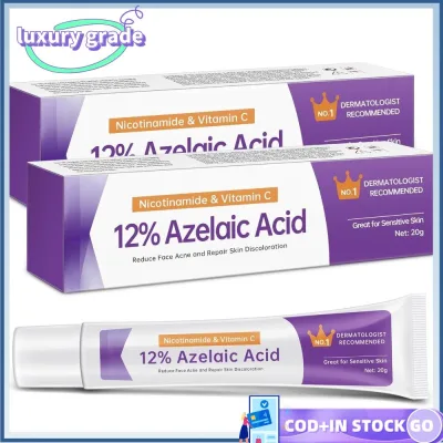 LUXURY GRADE Giảm mụn trứng cá và mụn nhọt Kem Axit Azelaic Nicotinamide Axit Azelaic 12% 15% 20% Kem Axit Azelaic 15% Da mịn màng Kem Axit Azelaic 12% cho việc chăm sóc da