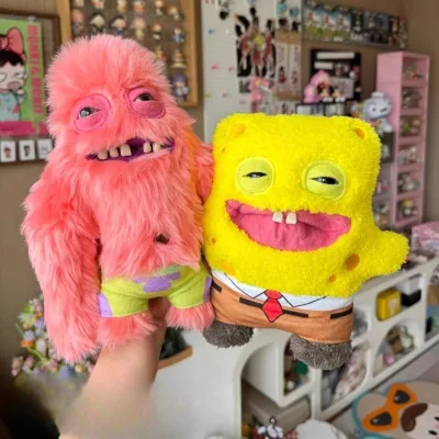 Spongebob Fuggler Hình Đồ Chơi Hộp Mù Ngộ nghĩnh Xấu Xí Răng Quái Vật Fugglers Hành Động Hình Sưu Tập Mô Hình Búp Bê Quà Tặng Trẻ Em
