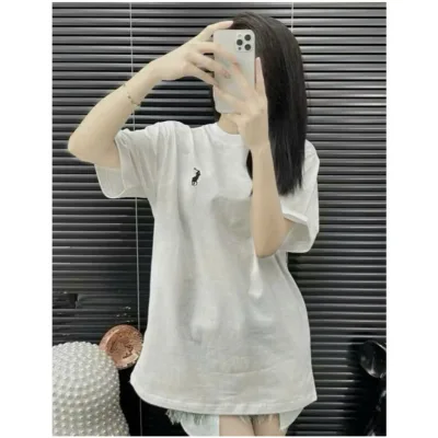Áo Phông In Hình Ngựa, Hình Người Bigsize Chất Cotton Misoul, Áo Phông Ngang Dáng Rộng in Ngựa Cộc Tay
