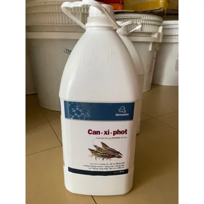 canxi phốt cal 5 lít bổ sung khoáng cho tôm, vemedim kích lột, cứng vỏ