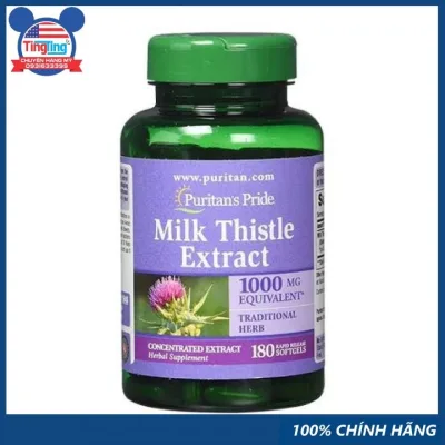 Thực Phẩm Chức Năng Hỗ Trợ Giải Độc Gan Milk Thistle Extract 30V/90V/180V